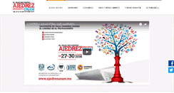 Desktop Screenshot of ajedrezunam.mx